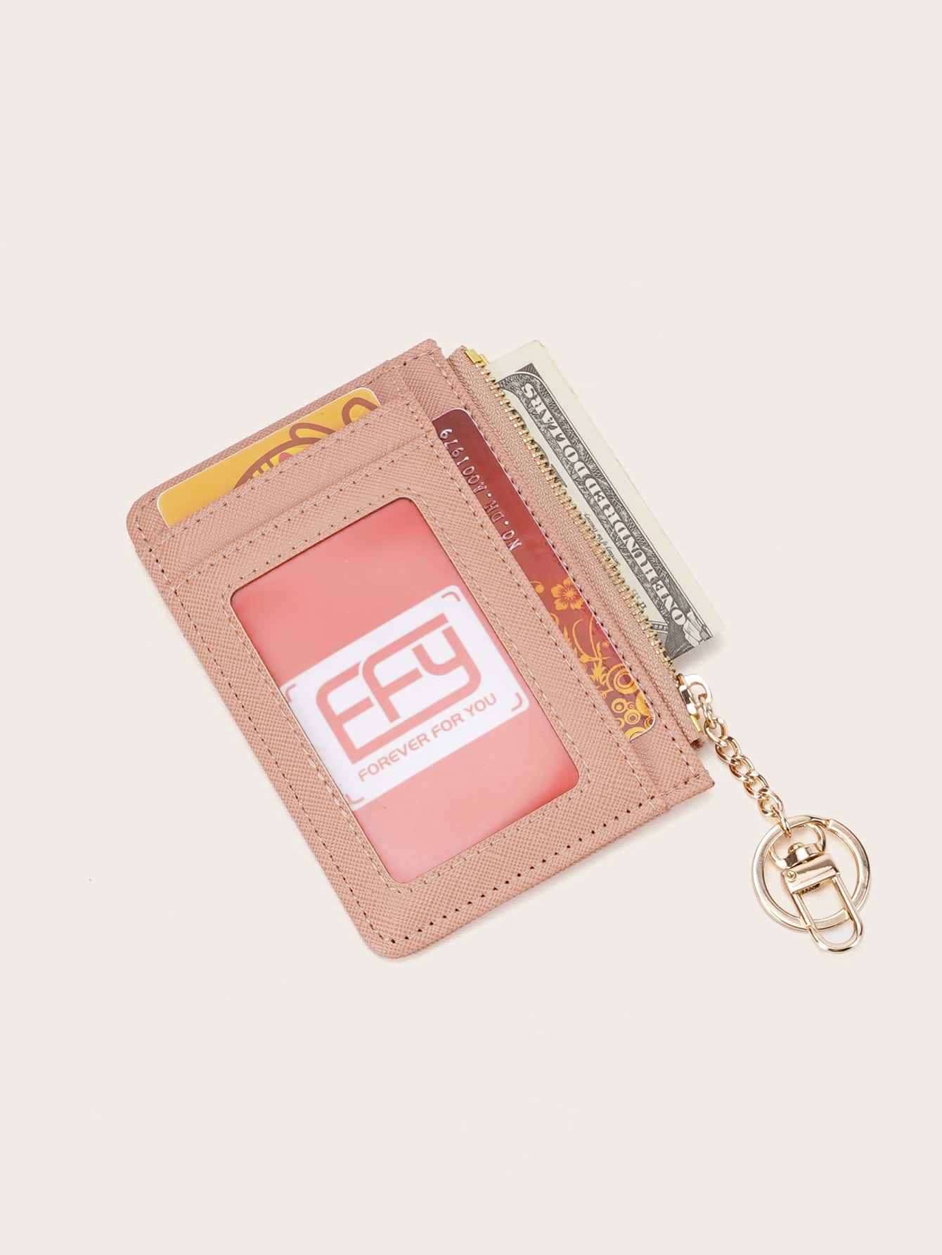 FOREVER FOR YOU Letter Graphic With Keychain Slim Lightweight Portable Cash Money Card Card Coin Pocket For Birthday Gift Anniversary On Valentine Day Female Lady Girls Teenagers For College Student School Student Lightweight Portable Card Card White-Collar Workers For Female For Holay For Anniversary For Birthday Gift Hot Pink Purse Keychain Wallet Casual Wallet Keychain Card Holder Card Holder Wallet Business Card Holder Credit Card Holder Id Card Holder Card Holder Women - Pink - View 2