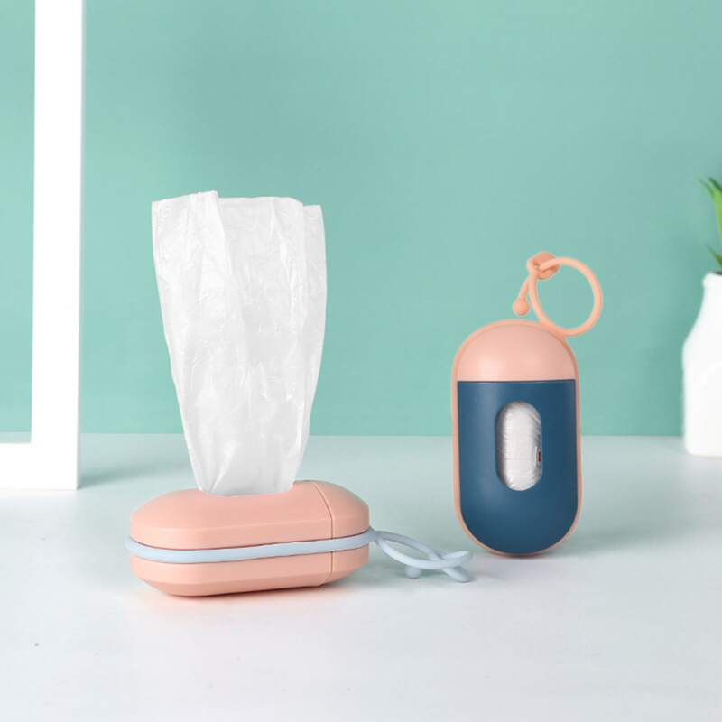 

1pc Random Pet Poopbag & 1pc Storage Box, Multicolor