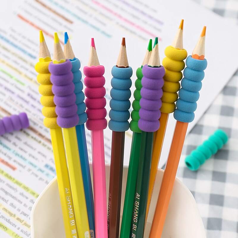 

5pcs Random Pencil Grip Set, Multicolor