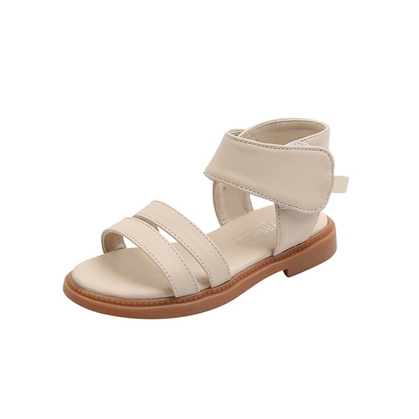 

Girls Minimalist Strappy Sandals, Beige