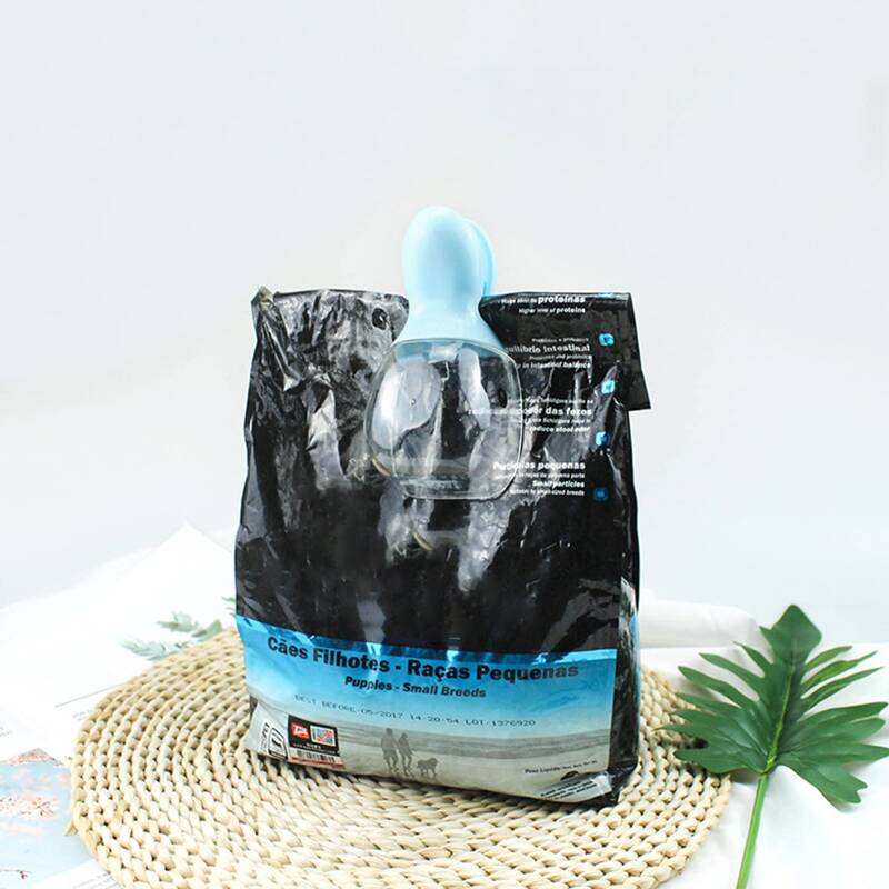 

1pc Multifunction Pet Food Scoop, Blue