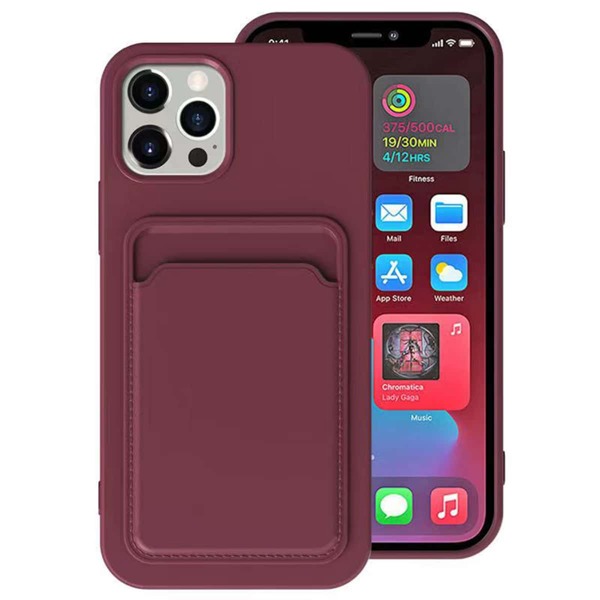 

Solid Silicone Phone Case, Maroon