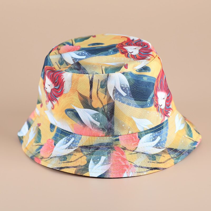 

Lion Reversible Bucket Hat, Multicolor