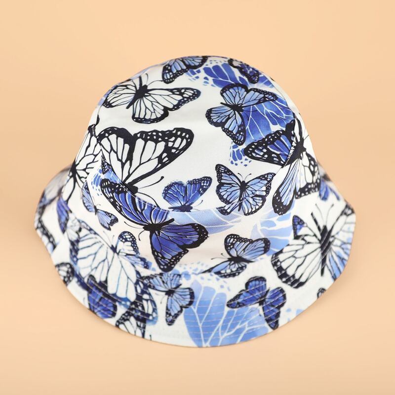 

Butterfly Reversible Bucket Hat, Multicolor