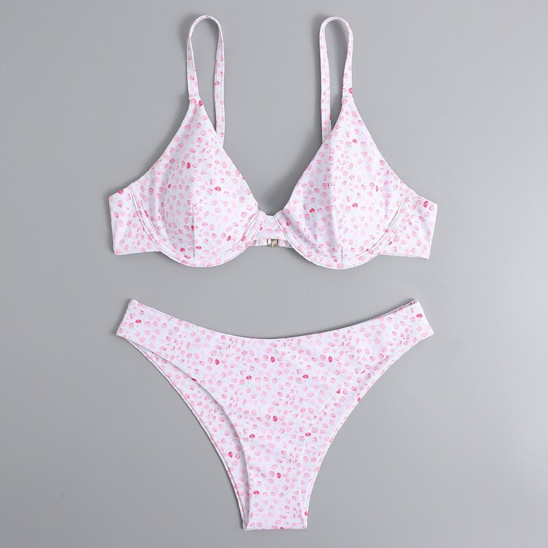 

Ditsy Floral Print Bikini Swimsuit, Multicolor