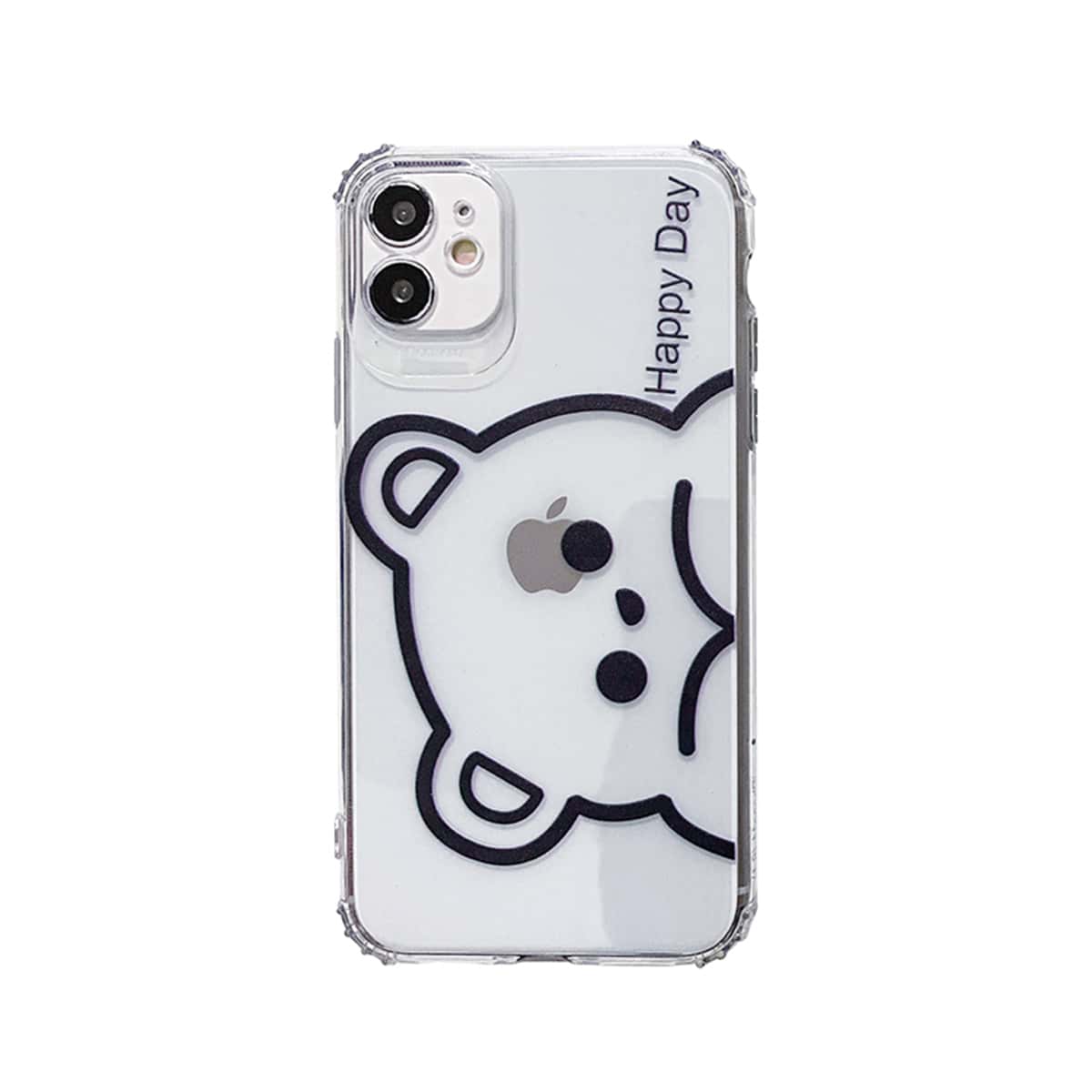 

Cartoon Bear Clear Phone Case