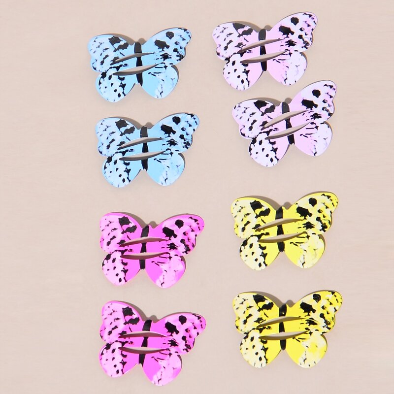 

8pcs Butterfly Hair Clip, Multicolor