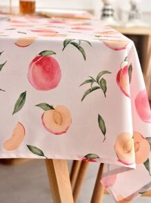 桃子圖案桌布 - 粉色 - 查看 3