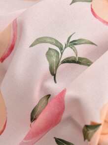 桃子圖案桌布 - 粉色 - 查看 4