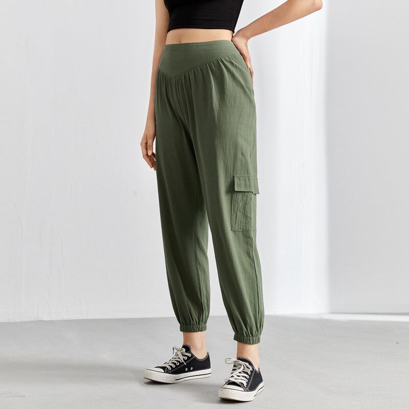 

Solid Cago Joggers, Army green