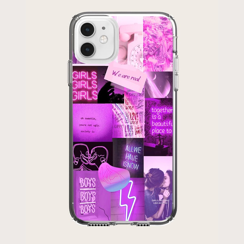 

Mix Pattern Phone Case, Multicolor