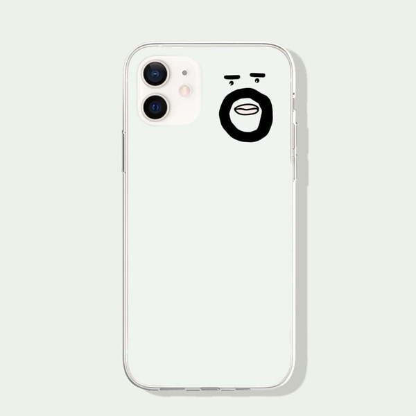 

Cartoon Graphic Clear Phone Case