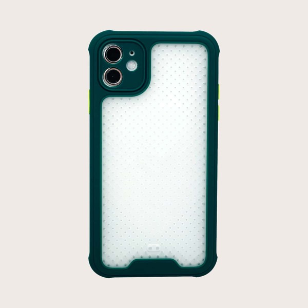 

Contrast Frame Phone Case, Dark green