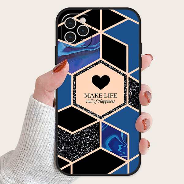 

Geometric Pattern Phone Case, Multicolor