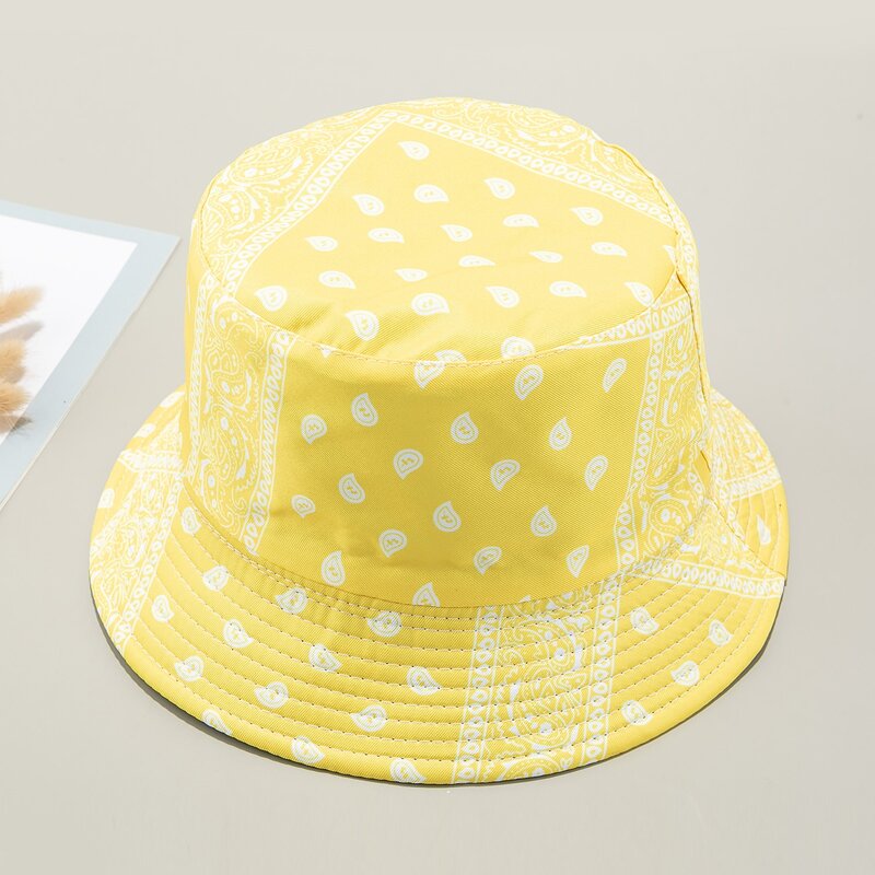 

Paisley Bucket Hat, Yellow