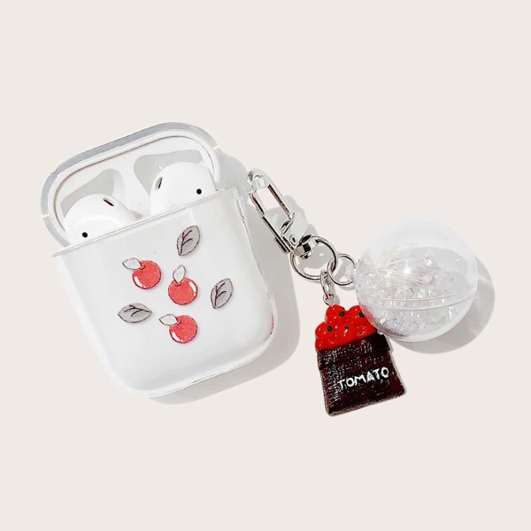 

Прозрачный чехол для Airpods с шариком