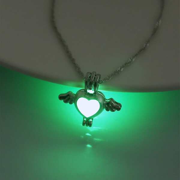 

Glow In The Dark Necklace, Silver