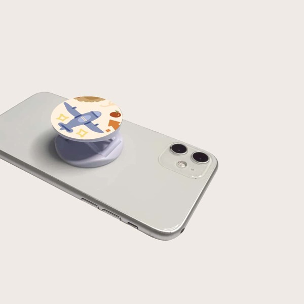 

Plane Pattern Stand-Out Phone Grip, Multicolor