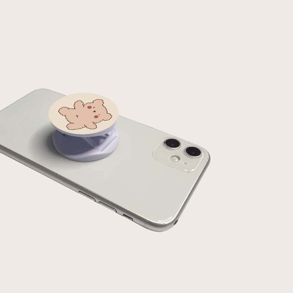 

Cartoon Bear Stand-Out Phone Grip, Multicolor