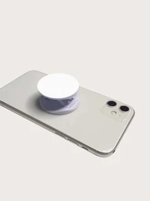 Plain Stand-Out Phone Grip - White - View 1