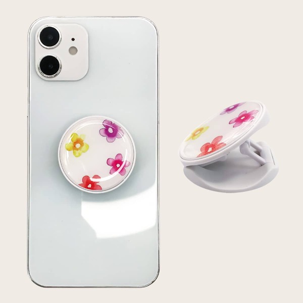 

Flower Pattern Stand-Out Phone Grip, Multicolor