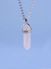 休閒男士項鍊 - 粉色 - 查看 2