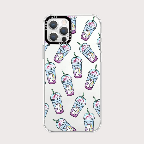 

Cartoon Graphic Clear Phone Case