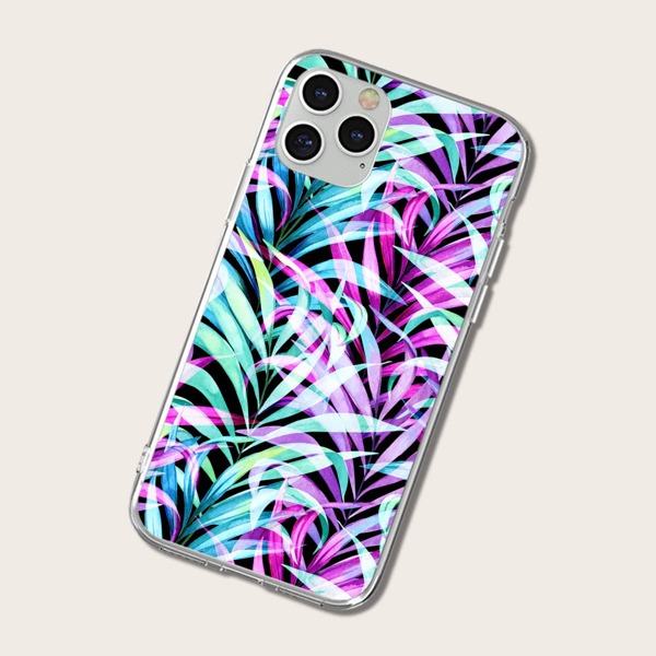

Leaf Print Phone Case, Multicolor