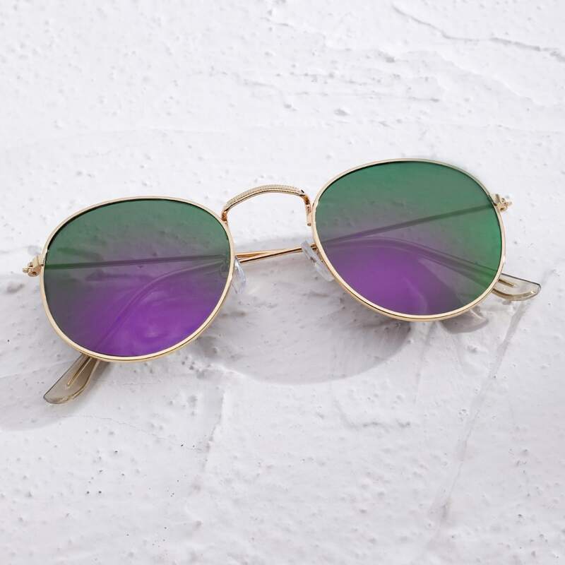 

Guys Metal Frame Sunglasses, Purple