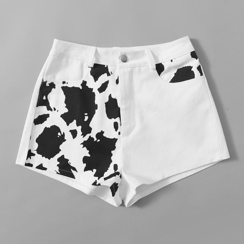 

All Over Print Shorts, White