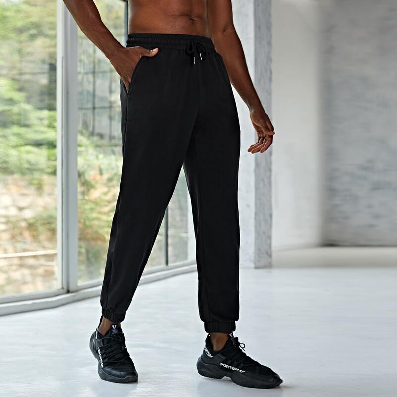 

Guys Drawstring Waist Pants, Black