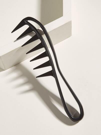 مشط ذو أسنان عريضة لتسريحة الشعر البومبادور ، مشط تصفيف الشعر الرجعي ذو الشكل العظمي الجوفاء المضاد للكهرباء الإستاتيكية 1 قطعة، فرشاة الشعر، فرشاة ديناني، مشط ذو أسنان عريضة وفرشاة ذات أسنان عريضة، فرشاة فك التشابك للشعر الرطب مشط ذو أسنان عريضة، مشط ذو أسنان عريضة للتشابك، فرشاة شعر، مشط، أدوات شعر، منتجات وملحقات الشعر للصالون الحلاقة مستلزمات السفر الأساسية