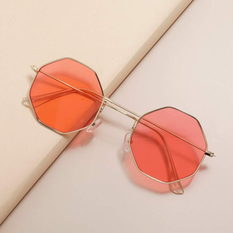 

Metal Geo Frame Sunglasses