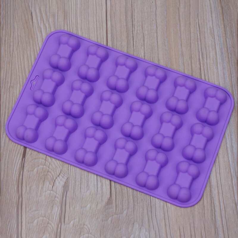 

1pc Random Bone Shaped Silicone Mold, Multicolor