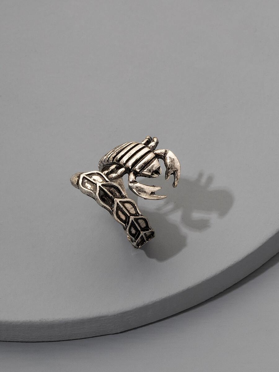 Anillos para hombres - Plata antigua - Ver 1