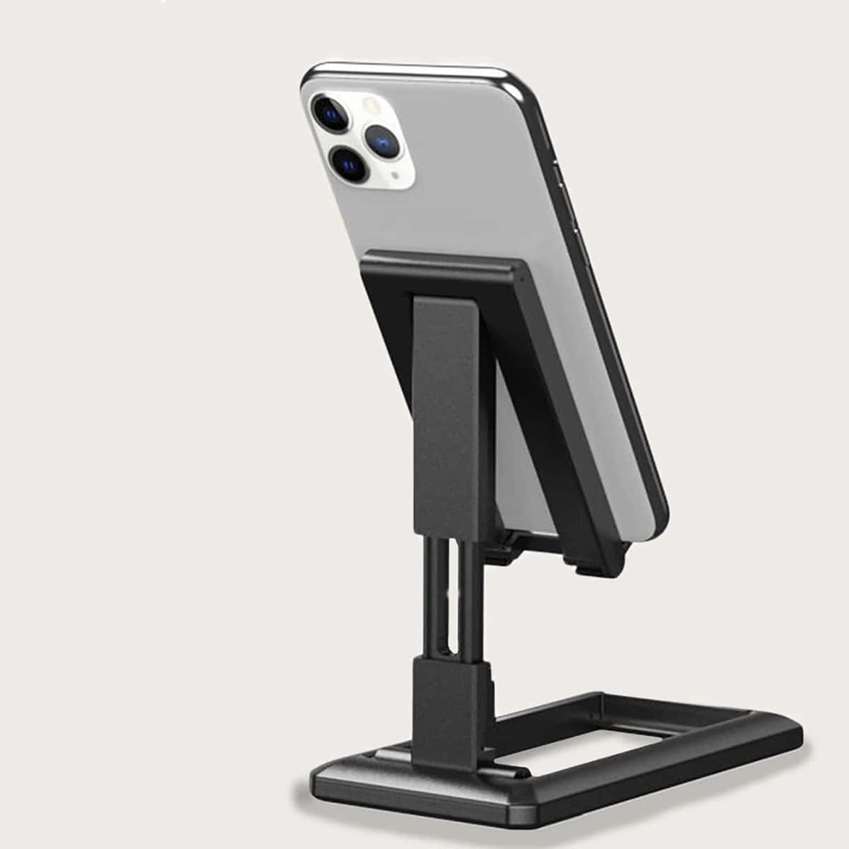 

1pc Adjustable Phone Holder, Black