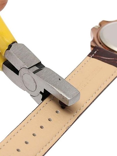 Belt Hole Punch Tool, Leather Craft Round Hole Puncher, Suitable For , Year-End, Singles' Day, Halloween And Promotions