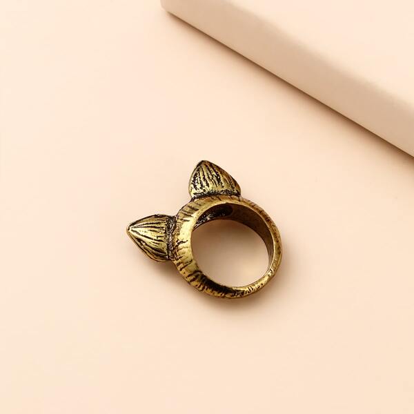 

1pc Vintage Ring, Ancient bronze