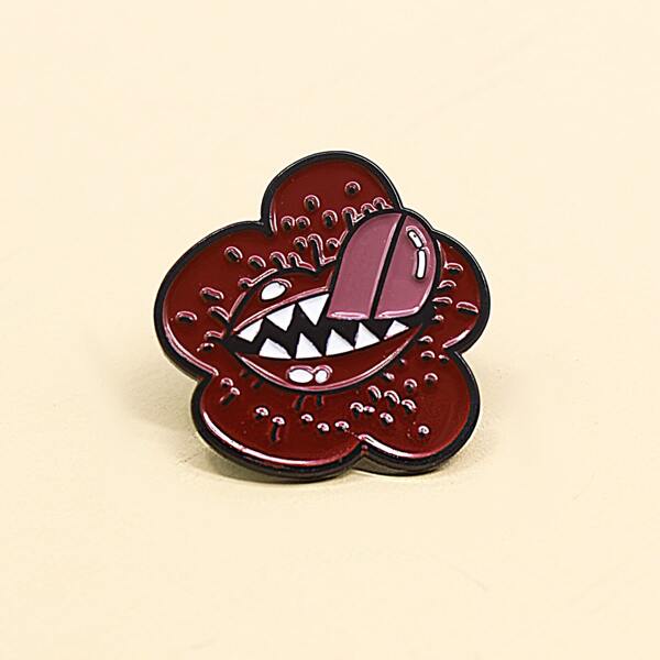 

Flower Shaped Creative Brooch, Red