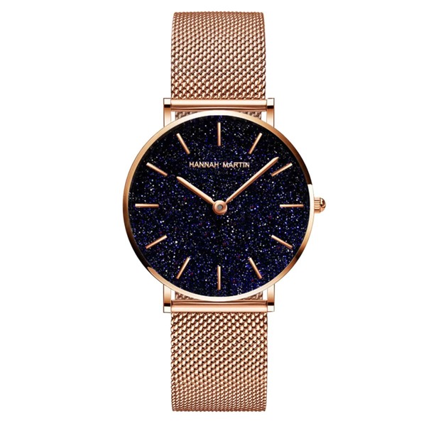 

Starry Sky Dial Mesh Strap Water Resistant Watch