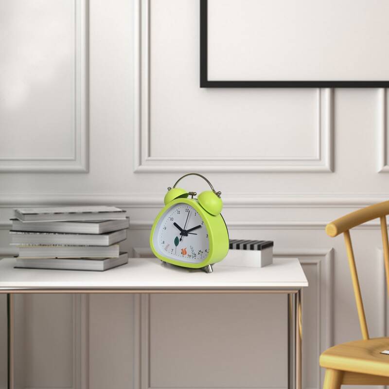 

Plants Print Alarm Clock, Green