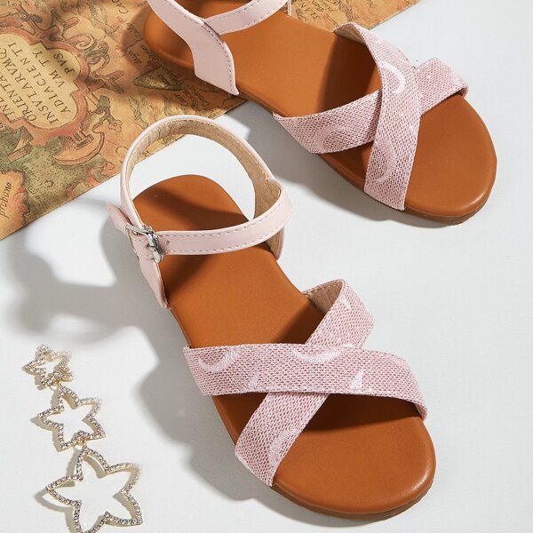 

Toddler Girls Criss Cross Sandals, Pink