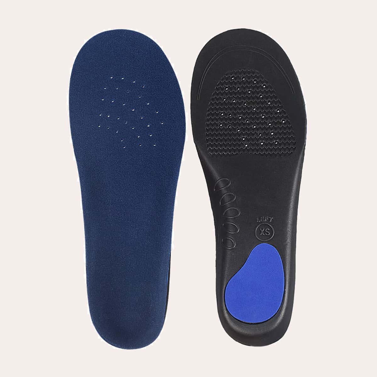 

1pair Shock Absorption Breathable Foot Pads, Blue