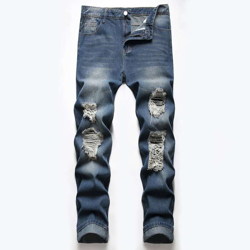 

Guys Ripped Jeans, Medium wash