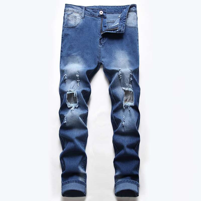 

Guys Ripped Jeans, Medium wash