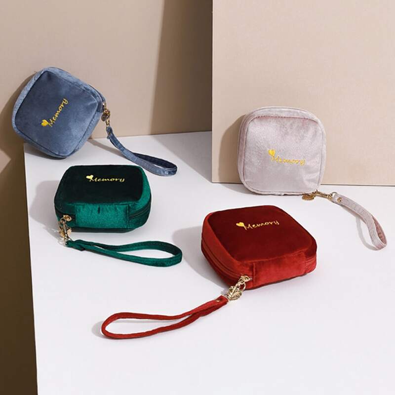 

1pc Random Portable Cosmetic Storage Bag, Multicolor