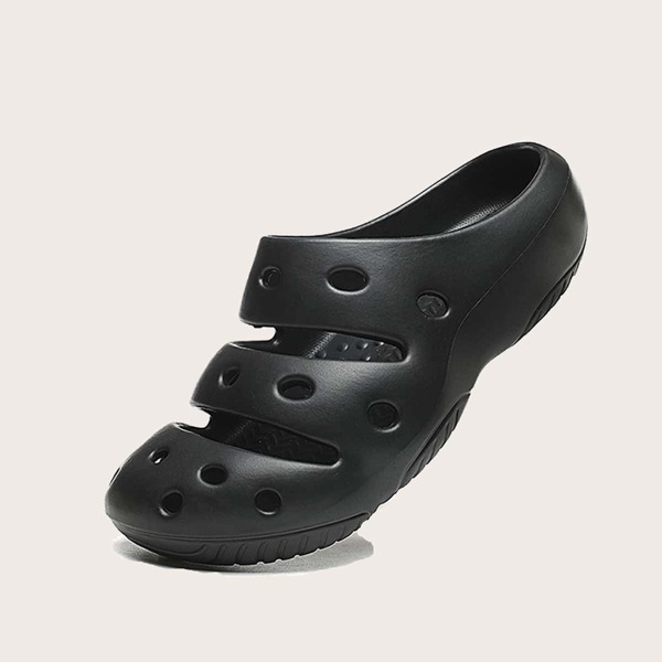 

Men Cut Out Slides, Black