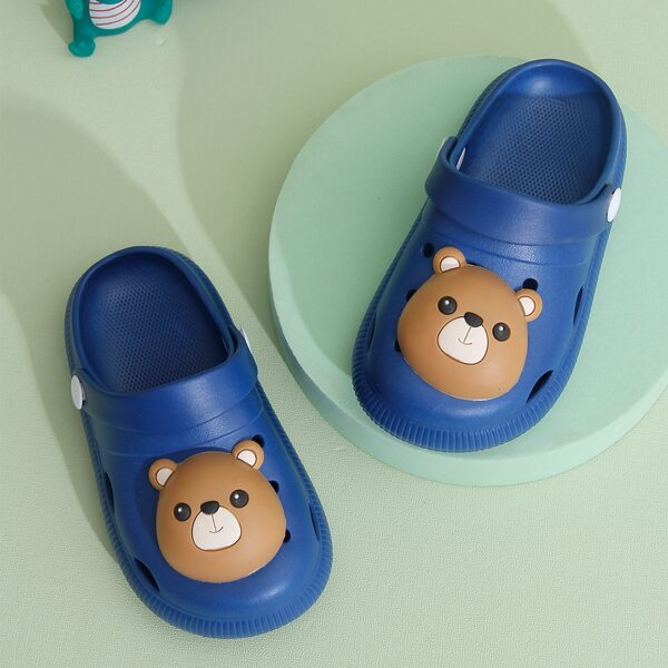 

Toddler Kids Cartoon Graphic Slides, Royal blue