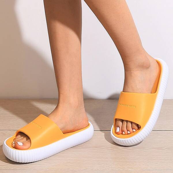 

Letter Embossed Slides, Yellow