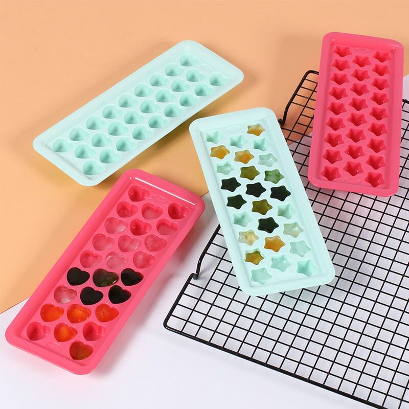 

1pc Random Heart & Star Design Ice Mold, Multicolor